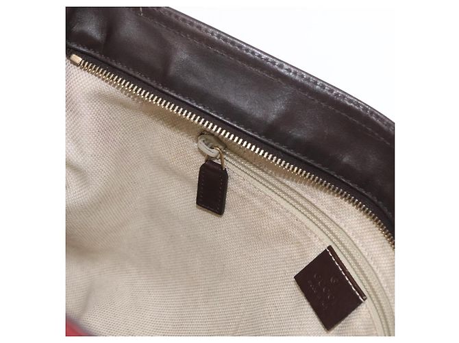 Borsa a Spalla GG Canvas Gucci Oro Rosso 308930 Auth ka3313 D'oro - vista 22