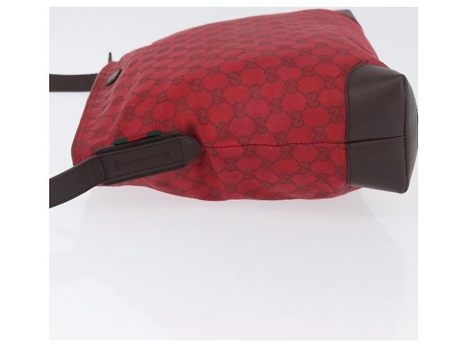 Borsa a Spalla GG Canvas Gucci Oro Rosso 308930 Auth ka3313 D'oro - vista 4