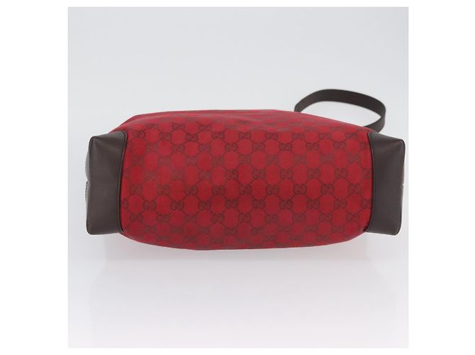 Borsa a Spalla GG Canvas Gucci Oro Rosso 308930 Auth ka3313 D'oro - vista 5