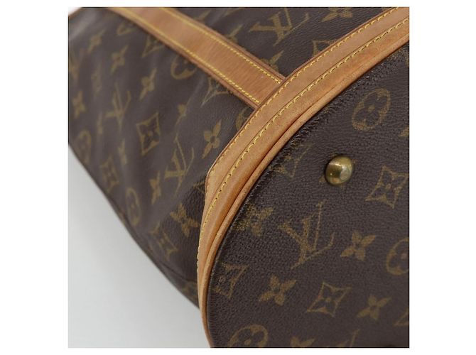 LOUIS VUITTON Borsa a Spalla Monogram Bucket GM M42236 LV Auth ki6621 Monogramma - vista 14