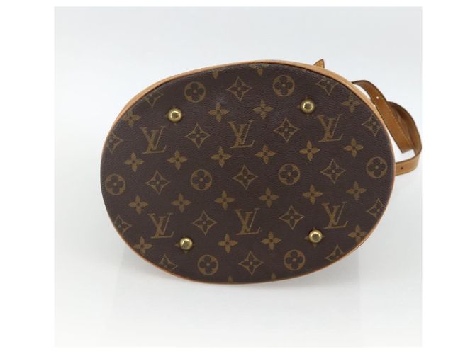 LOUIS VUITTON Borsa a Spalla Monogram Bucket GM M42236 LV Auth ki6621 Monogramma - vista 5