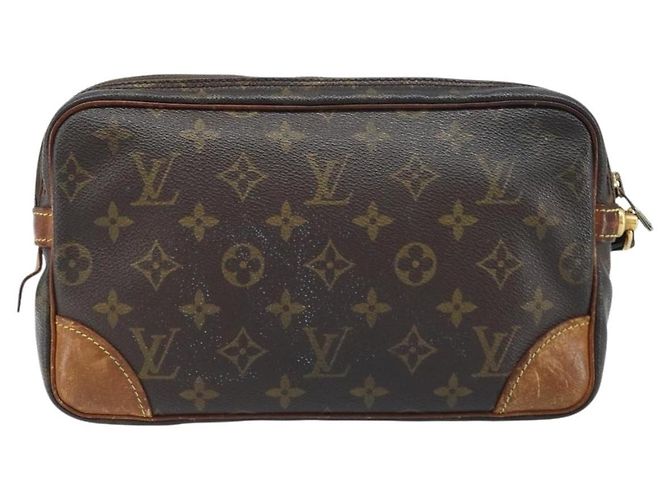 LOUIS VUITTON Clutch Marly Dragonne GM Monogram M51825 LV Auth BSZ486 Monogramma - vista 2