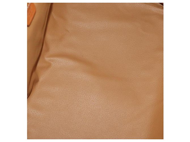 Céline Borsa Boston in tela Macadam CELINE in pelle PVC marrone e oro Auth mr2062 D'oro - vista 11