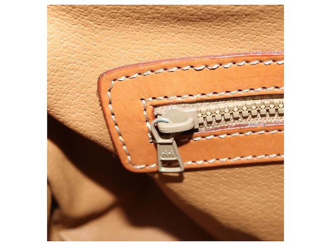 Céline Borsa Boston in tela Macadam CELINE in pelle PVC marrone e oro Auth mr2062 D'oro - vista 21