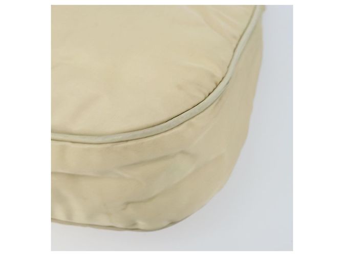 Borsa a Spalla PRADA Nylon Beige Oro Auth LNZ823 D'oro - vista 14