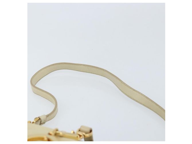 Borsa a Spalla PRADA Nylon Beige Oro Auth LNZ823 D'oro - vista 8