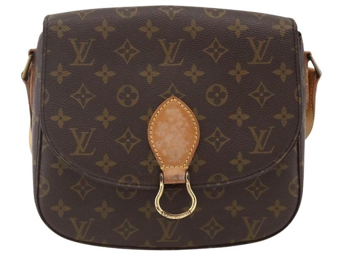 LOUIS VUITTON Borsa a Spalla Monogram Saint Cloud GM M51242 LV Auth AMZ429 Monogramma - vista 13