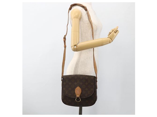 LOUIS VUITTON Borsa a Spalla Monogram Saint Cloud GM M51242 LV Auth AMZ429 Monogramma - vista 26