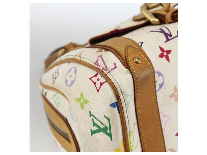 LOUIS VUITTON Handtasche Priscilla Monogramm Multicolor Weiß M40096 LV Auth AMZ313A - Ansicht 14