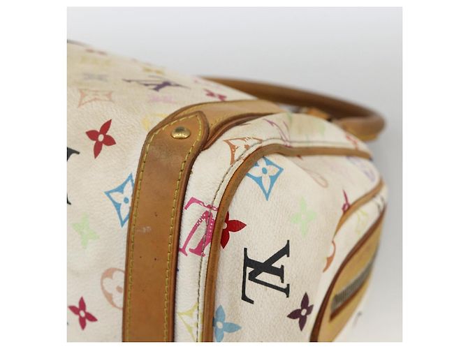 LOUIS VUITTON Handtasche Priscilla Monogramm Multicolor Weiß M40096 LV Auth AMZ313A - Ansicht 15