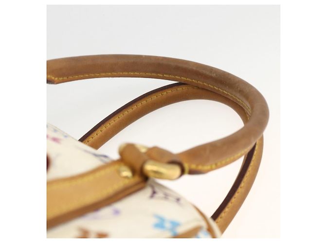 LOUIS VUITTON Handtasche Priscilla Monogramm Multicolor Weiß M40096 LV Auth AMZ313A - Ansicht 8