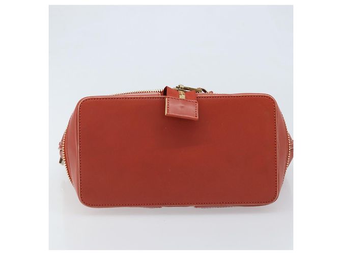 Chloé Borsa a mano Chloe in pelle rossa e oro Auth BA11654 Rosso D'oro - vista 5