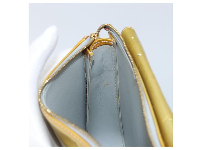 LOUIS VUITTON Bolsa de Accesorios Motto Monogram Vernis Gris M91030 LV Auth BA11648 - vista 17