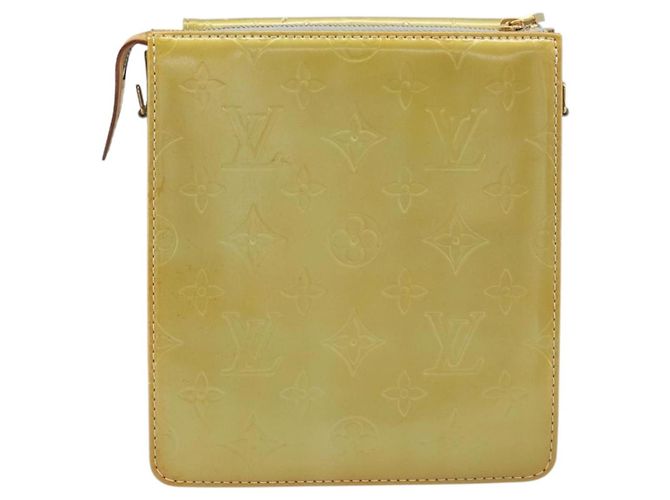 LOUIS VUITTON Bolsa de Accesorios Motto Monogram Vernis Gris M91030 LV Auth BA11648 - vista 2