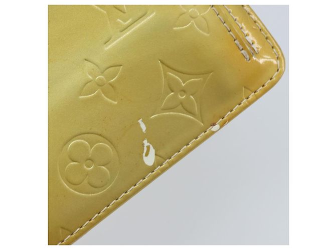 LOUIS VUITTON Bolsa de Accesorios Motto Monogram Vernis Gris M91030 LV Auth BA11648 - vista 8