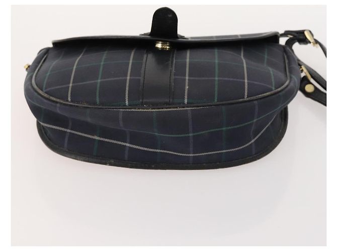 Borsa Burberrys Nova Check in tela e pelle 5 pezzi nero navy beige Auth fm5230 Blu navy - vista 10