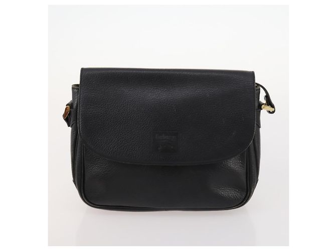 Borsa Burberrys Nova Check in tela e pelle 5 pezzi nero navy beige Auth fm5230 Blu navy - vista 17
