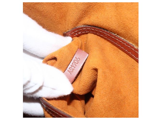 LOUIS VUITTON Borsa a Mano Epi Alma Marrone M52143 LV Auth LNZ957 - vista 12