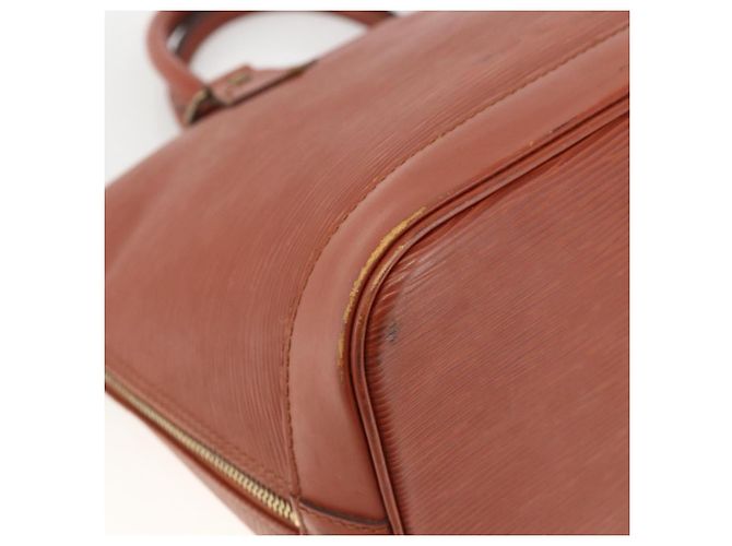 LOUIS VUITTON Borsa a Mano Epi Alma Marrone M52143 LV Auth LNZ957 - vista 14