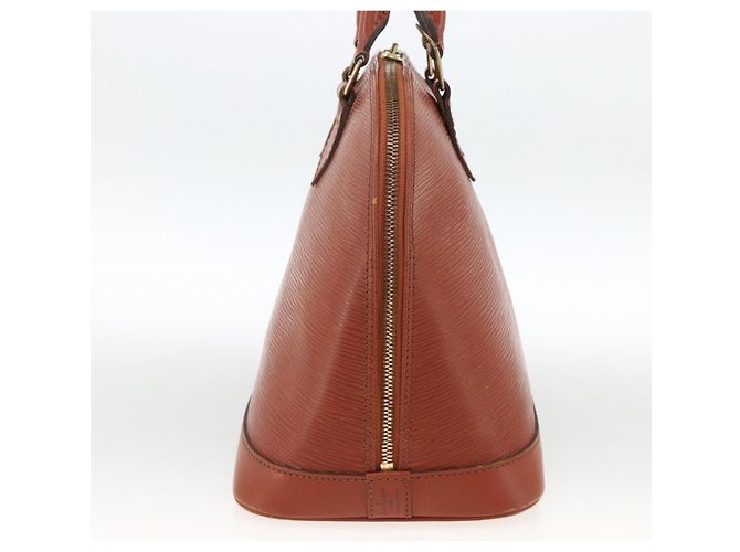 LOUIS VUITTON Borsa a Mano Epi Alma Marrone M52143 LV Auth LNZ957 - vista 3