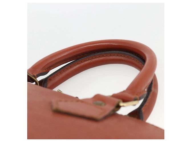 LOUIS VUITTON Borsa a Mano Epi Alma Marrone M52143 LV Auth LNZ957 - vista 8