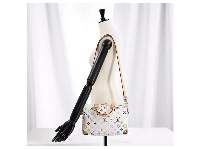 Louis Vuitton x Takashi Murakami Speedy 25 Multicolore Nuovo Bianco - vista 4