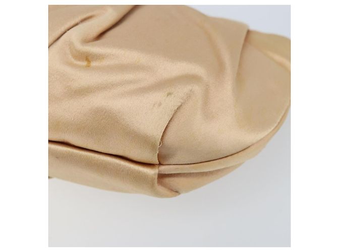 Ribbon PRADA Satinbeutel Beige Gold Auth BSZ565 Golden - Ansicht 15
