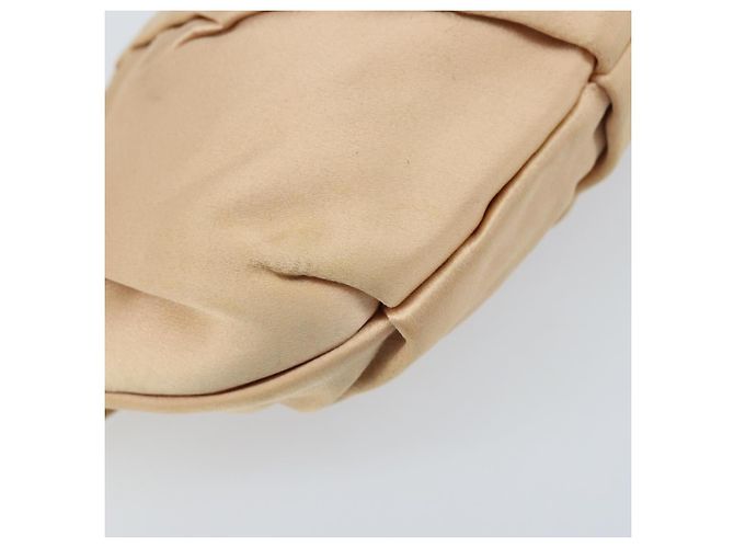 Ribbon PRADA Satinbeutel Beige Gold Auth BSZ565 Golden - Ansicht 16