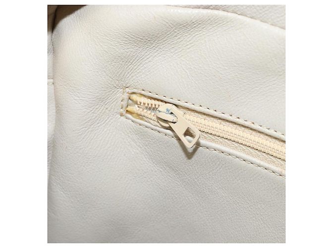 Borsa a Spalla CHANEL in Pelle di Pecora Beige Oro CC Auth BA11562A D'oro - vista 21