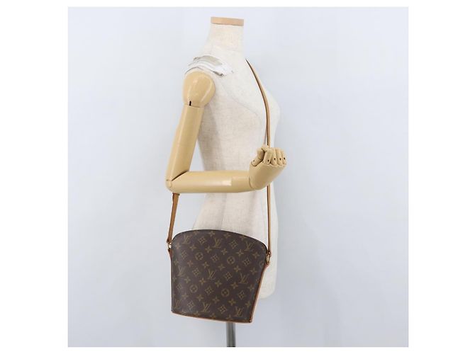 LOUIS VUITTON Borsa a Spalla Monogram Drouot M51290 Auth LV ka3318 Monogramma - vista 21