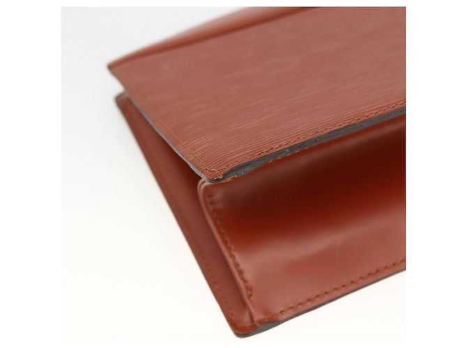 LOUIS VUITTON Pochette Crete Epi Marrone M48403 LV Auth BSZ488 - vista 14
