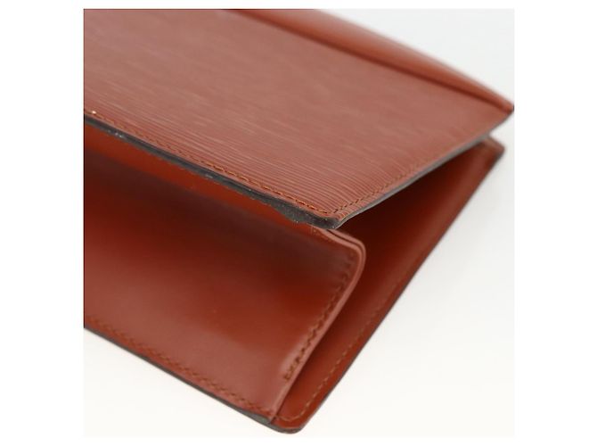 LOUIS VUITTON Pochette Crete Epi Marrone M48403 LV Auth BSZ488 - vista 15