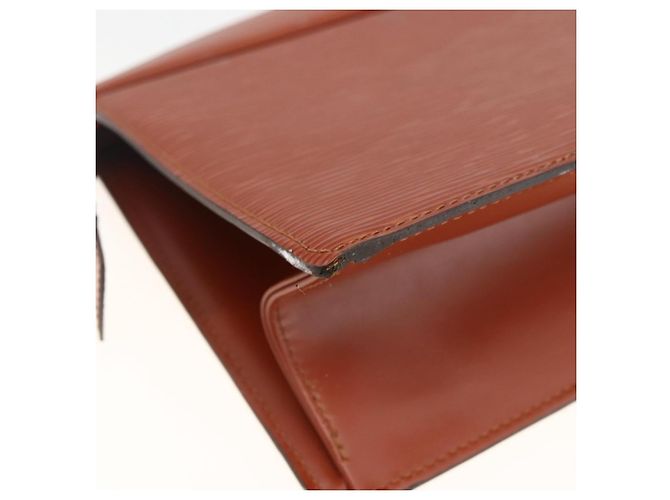 LOUIS VUITTON Pochette Crete Epi Marrone M48403 LV Auth BSZ488 - vista 16