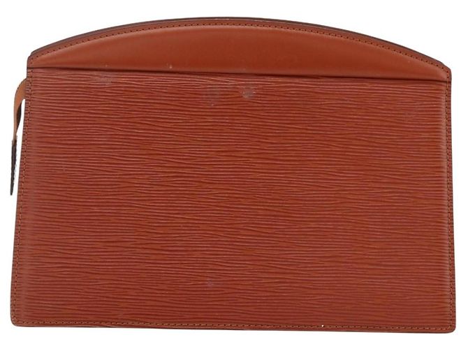 LOUIS VUITTON Pochette Crete Epi Marrone M48403 LV Auth BSZ488 - vista 2