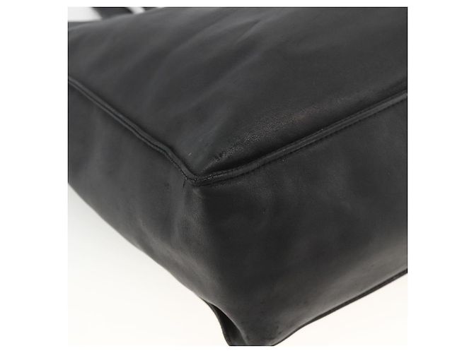 Borsa Tote in pelle nera CHANEL CC Auth bs34155 Nero - vista 14
