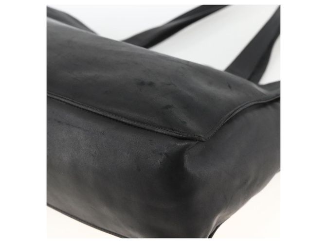 Borsa Tote in pelle nera CHANEL CC Auth bs34155 Nero - vista 15