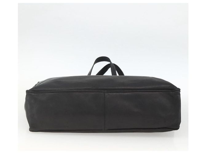 Borsa Tote in pelle nera CHANEL CC Auth bs34155 Nero - vista 5