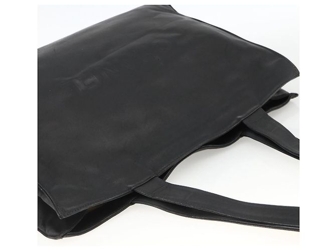 Borsa Tote in pelle nera CHANEL CC Auth bs34155 Nero - vista 6