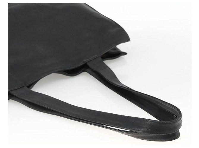Borsa Tote in pelle nera CHANEL CC Auth bs34155 Nero - vista 7
