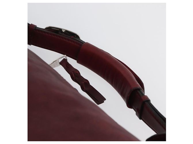 LOUIS VUITTON Bolsa Boston de Cuero Bequia Grimo Burdeos LV Auth ka3433 - vista 14