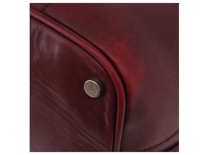 LOUIS VUITTON Bolsa Boston de Cuero Bequia Grimo Burdeos LV Auth ka3433 - vista 15