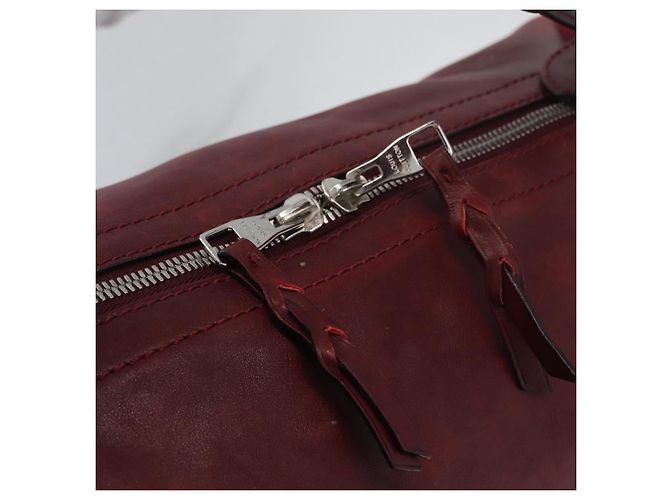 LOUIS VUITTON Bolsa Boston de Cuero Bequia Grimo Burdeos LV Auth ka3433 - vista 18