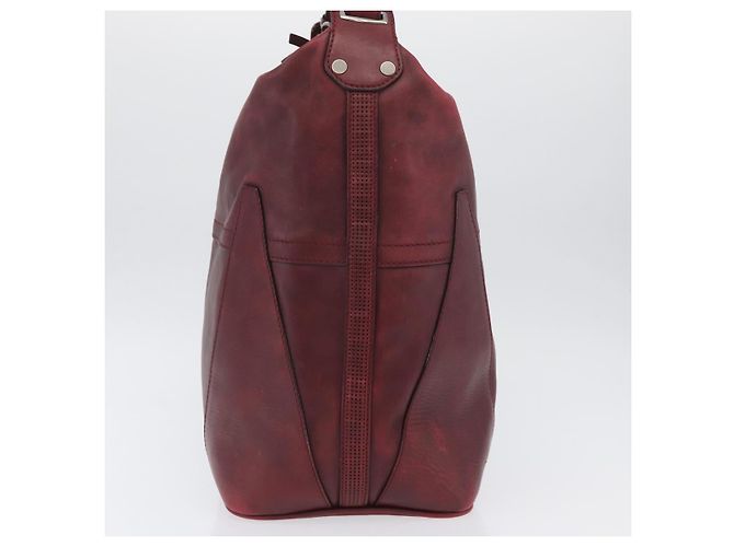 LOUIS VUITTON Bolsa Boston de Cuero Bequia Grimo Burdeos LV Auth ka3433 - vista 3