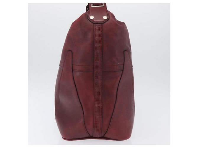 LOUIS VUITTON Bolsa Boston de Cuero Bequia Grimo Burdeos LV Auth ka3433 - vista 4