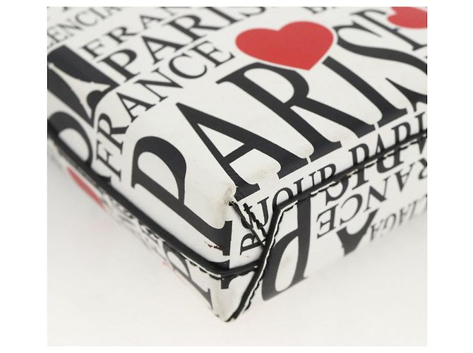 Borsa a spalla in pelle bianca BALENCIAGA con supporto per telefono, modello 593826 Auth BAZ443A Bianco - vista 17