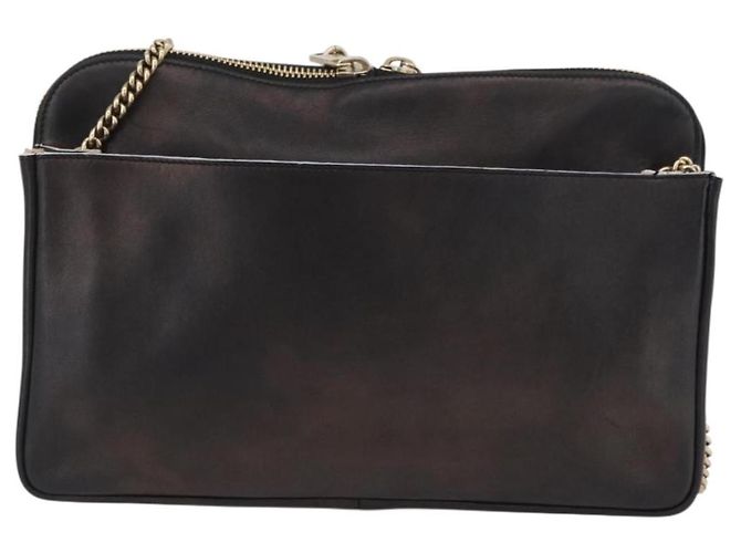 Borsa a Spalla in Pelle Chloé con Catena Bronzo Oro Auth BSZ219 D'oro - vista 2