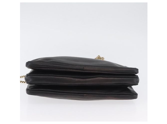 Borsa a Spalla in Pelle Chloé con Catena Bronzo Oro Auth BSZ219 D'oro - vista 5