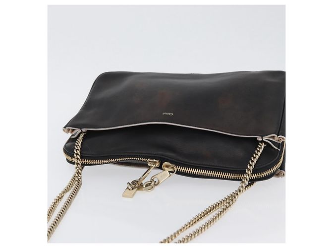Borsa a Spalla in Pelle Chloé con Catena Bronzo Oro Auth BSZ219 D'oro - vista 6
