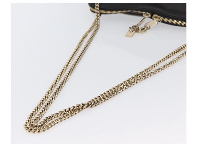 Borsa a Spalla in Pelle Chloé con Catena Bronzo Oro Auth BSZ219 D'oro - vista 7