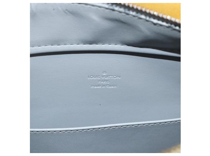 LOUIS VUITTON Bolsa Tote Columbus Monogram Vernis Gris M91028 LV Auth gh1902 - vista 11